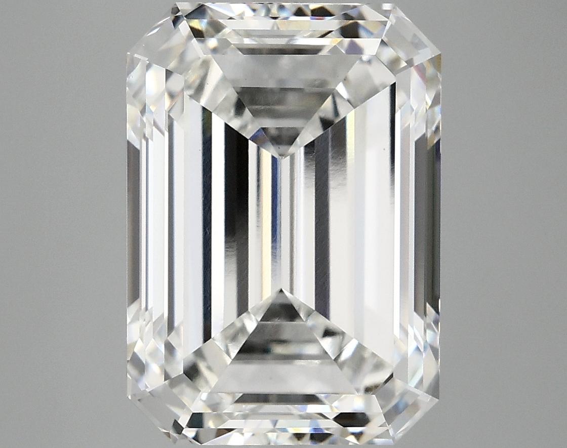 7.08 Carat Emerald Shaped Ideal Cut VS1 IGI Certified Lab Grown Diamond