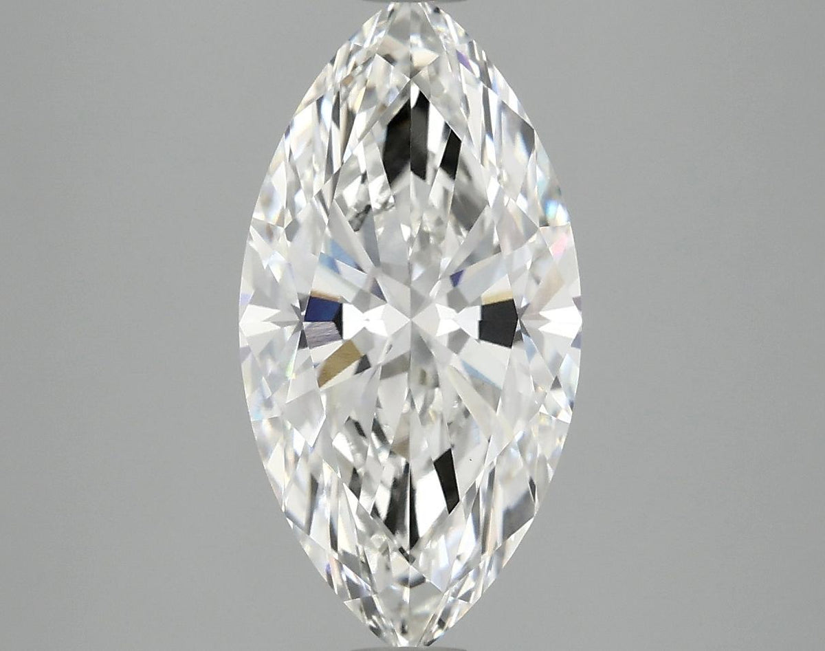 3.01 Carat Marquise Shaped Ideal Cut VVS2 IGI Certified Lab Grown Diamond