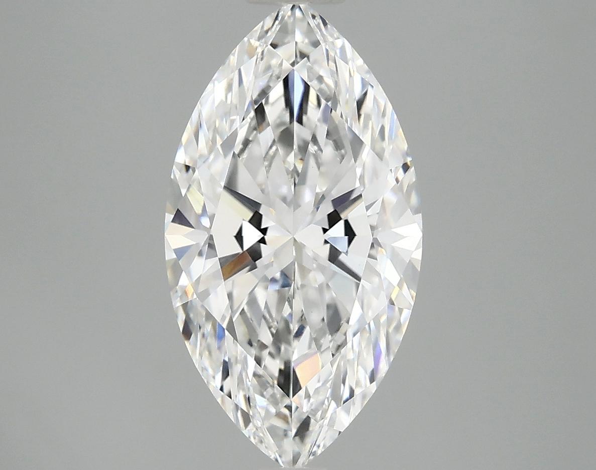 3.05 Carat Marquise Shaped Excellent Cut VVS2 IGI Certified Lab Grown Diamond