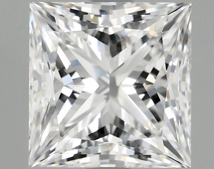 2.07 Carat Princess Shaped Ideal Cut VVS2 IGI Certified Lab Grown Diamond