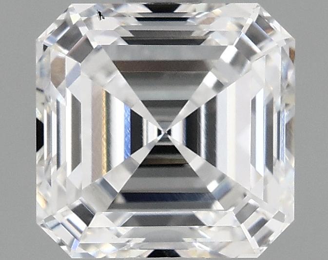 1.55 Carat Asscher Shaped Ideal Cut VS2 IGI Certified Lab Grown Diamond