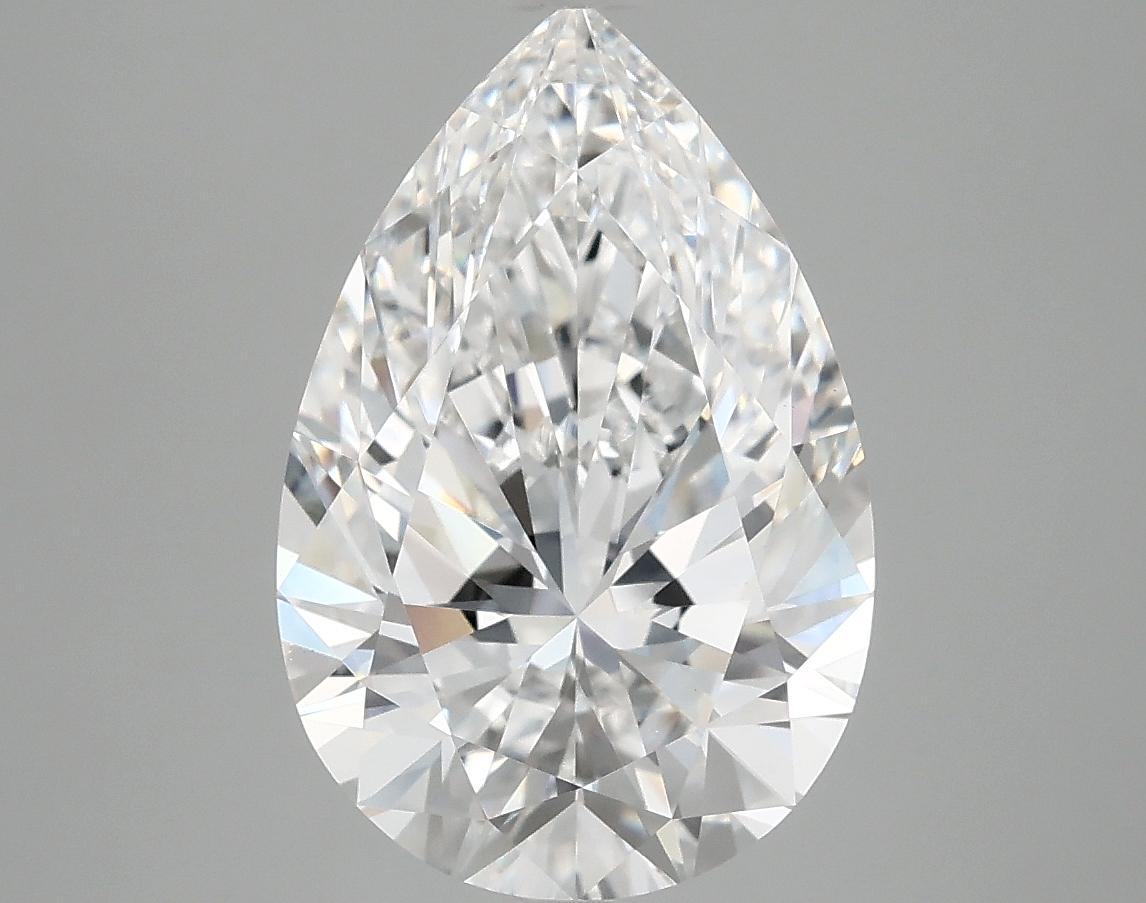 4.05 Carat Pear Shaped Excellent Cut VVS2 IGI Certified Lab Grown Diamond