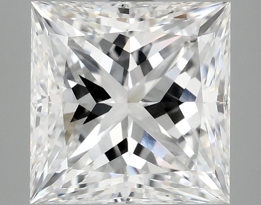 4.73 Carat Princess Shaped Ideal Cut VVS2 IGI Certified Lab Grown Diamond
