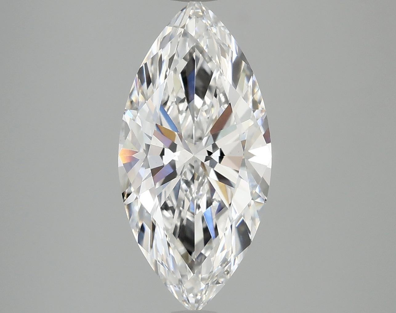 2.97 Carat Marquise Shaped Excellent Cut VS1 IGI Certified Lab Grown Diamond