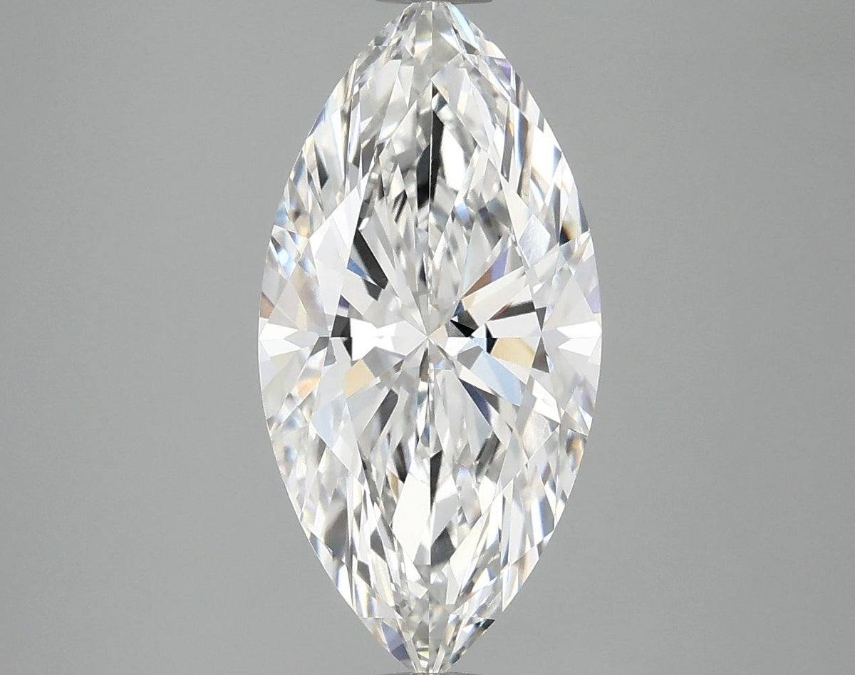 3.06 Carat Marquise Shaped Ideal Cut VVS2 IGI Certified Lab Grown Diamond