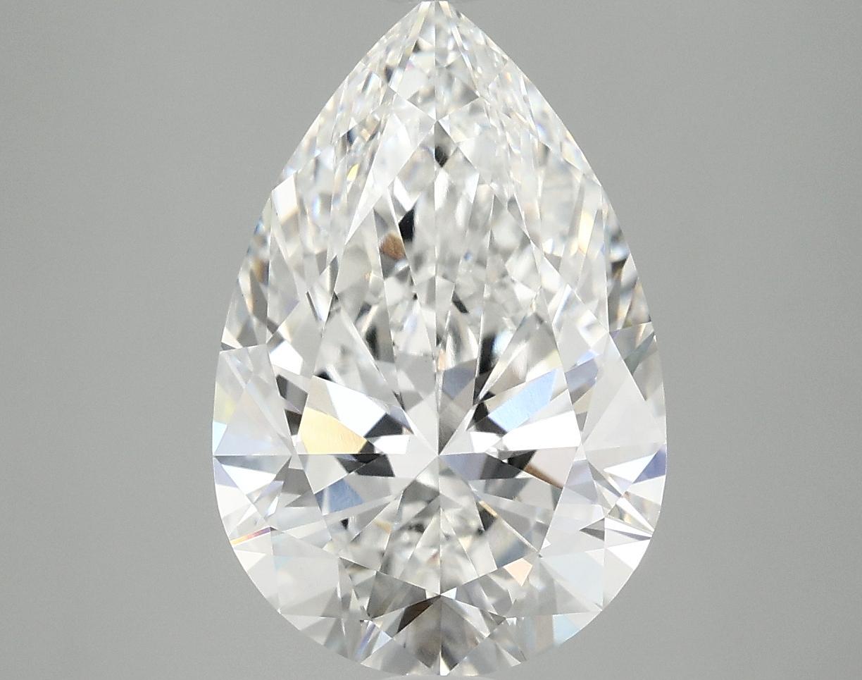 3.97 Carat Pear Shaped Excellent Cut VVS2 IGI Certified Lab Grown Diamond
