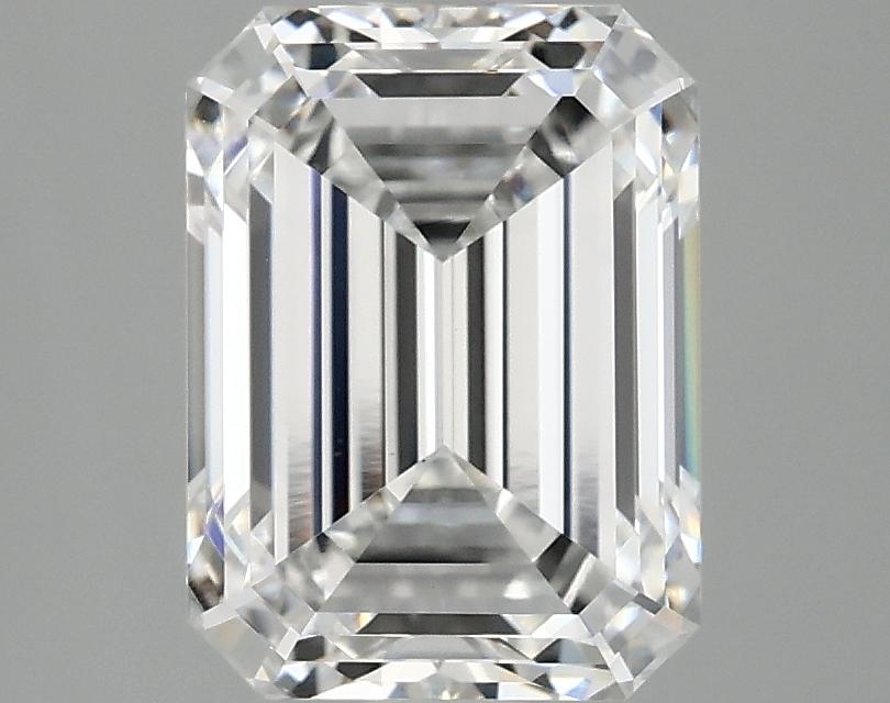 3.05 Carat Emerald Shaped Excellent Cut VVS2 IGI Certified Lab Grown Diamond