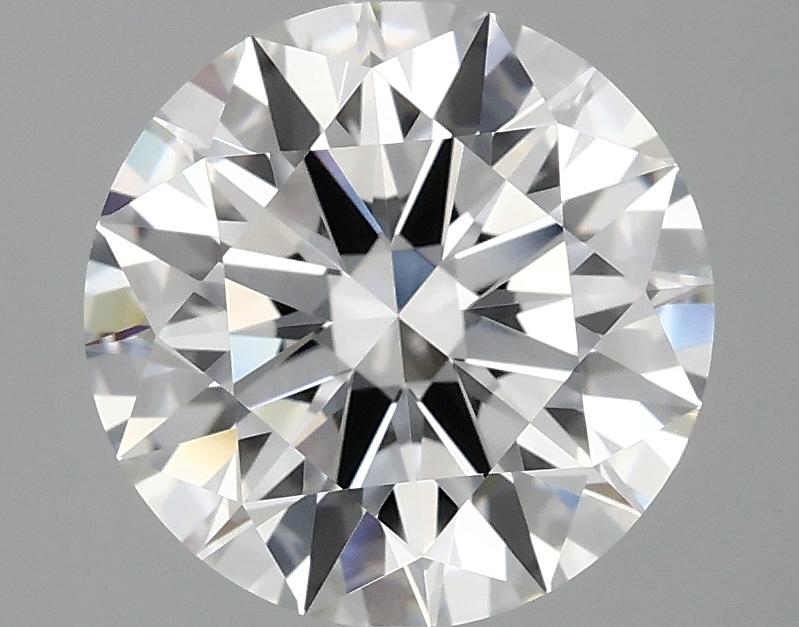 3.08 Carat Round Shaped Ideal Cut VVS2 IGI Certified Lab Grown Diamond