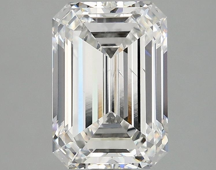 1.98 Carat Emerald Shaped Ideal Cut SI1 IGI Certified Lab Grown Diamond
