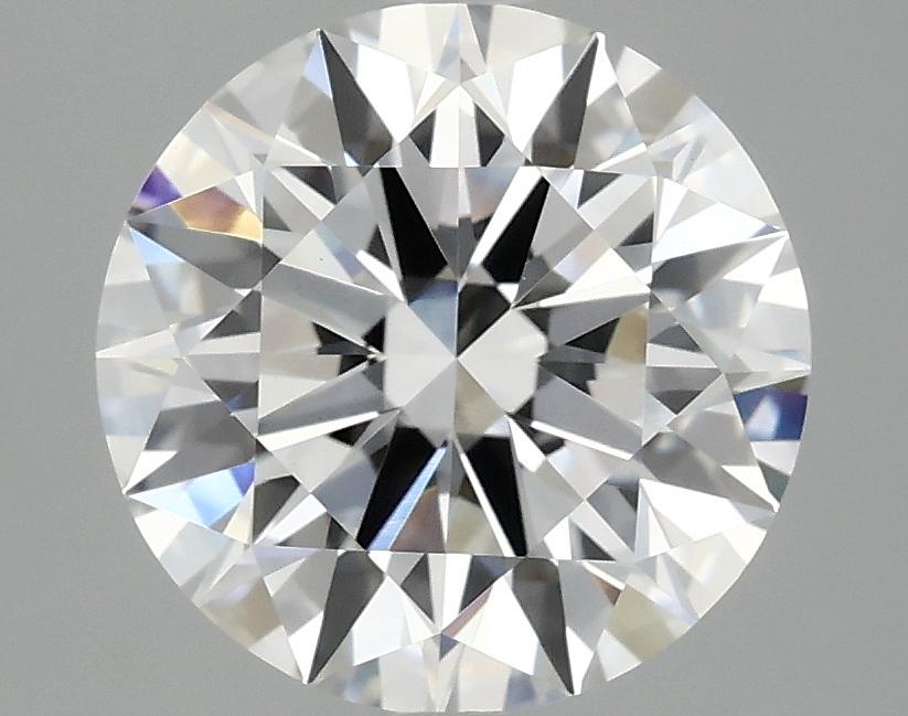 3.08 Carat Round Shaped Ideal Cut VVS2 IGI Certified Lab Grown Diamond