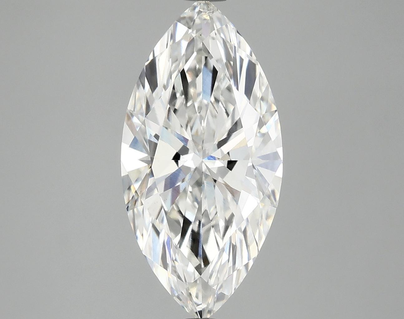 3.01 Carat Marquise Shaped Ideal Cut SI1 IGI Certified Lab Grown Diamond