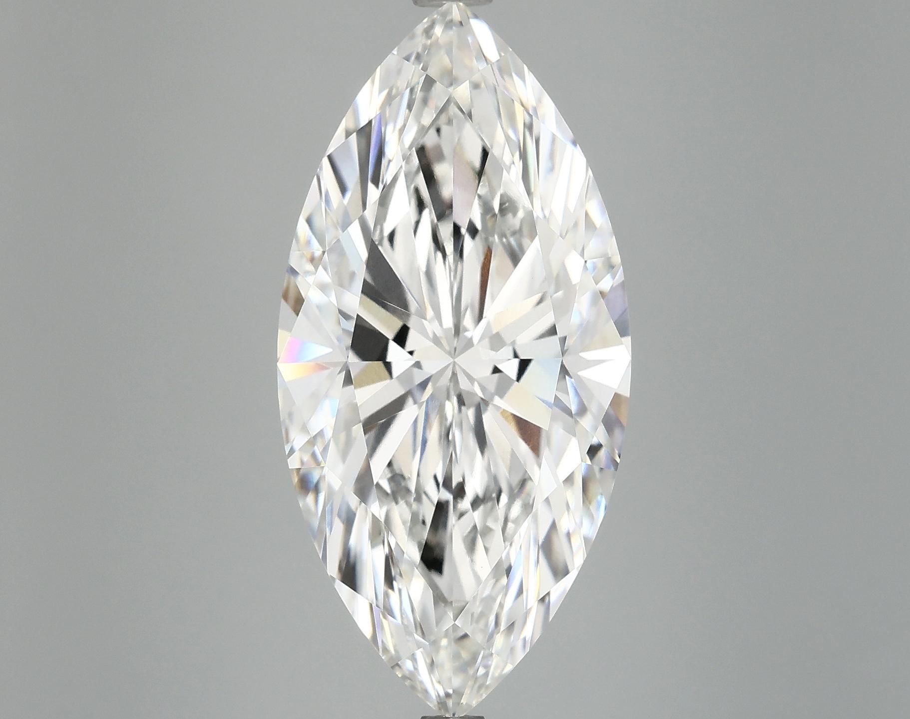 8.57 Carat Marquise Shaped Ideal Cut VVS2 IGI Certified Lab Grown Diamond
