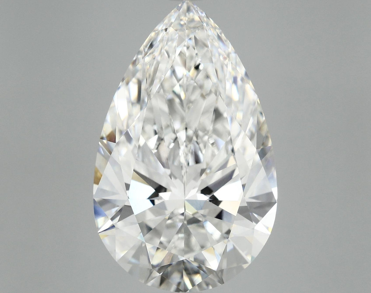 10.4 Carat Pear Shaped Ideal Cut VVS2 IGI Certified Lab Grown Diamond