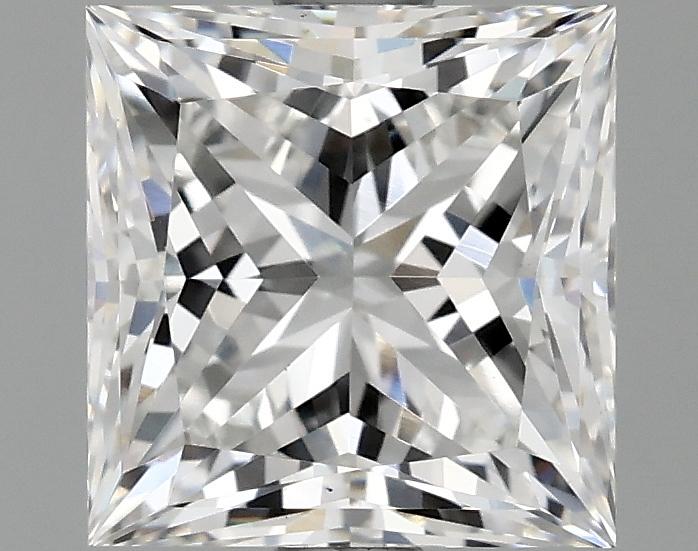 1.85 Carat Princess Shaped Ideal Cut VS1 IGI Certified Lab Grown Diamond