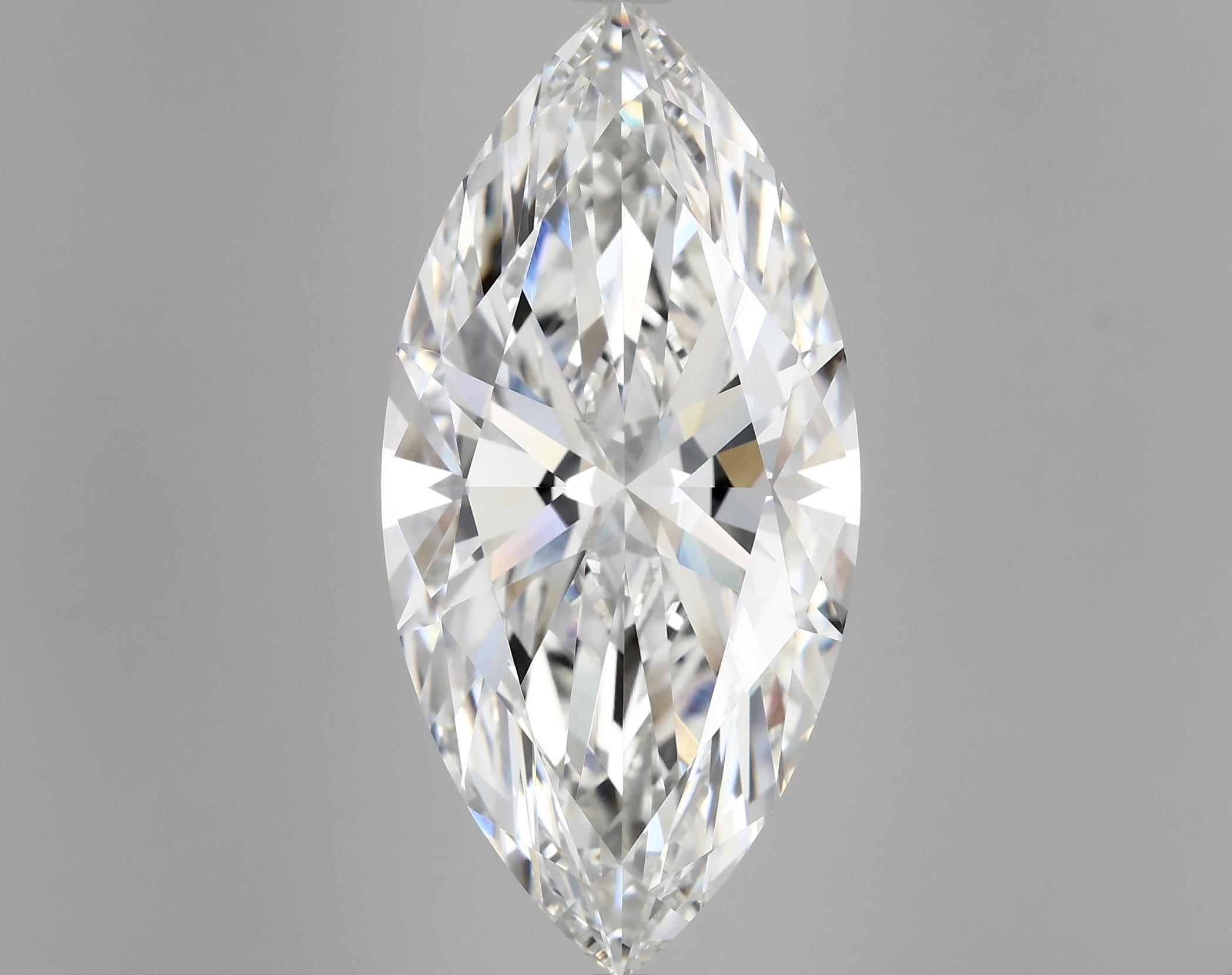 12.32 Carat Marquise Shaped Excellent Cut VVS2 IGI Certified Lab Grown Diamond