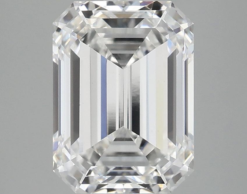 3.09 Carat Emerald Shaped Excellent Cut VS1 IGI Certified Lab Grown Diamond