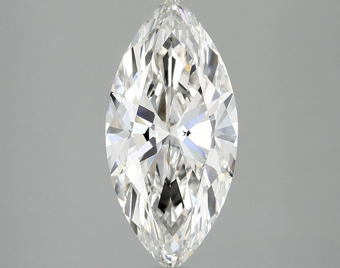 2.02 Carat Marquise Shaped Excellent Cut VVS2 IGI Certified Lab Grown Diamond
