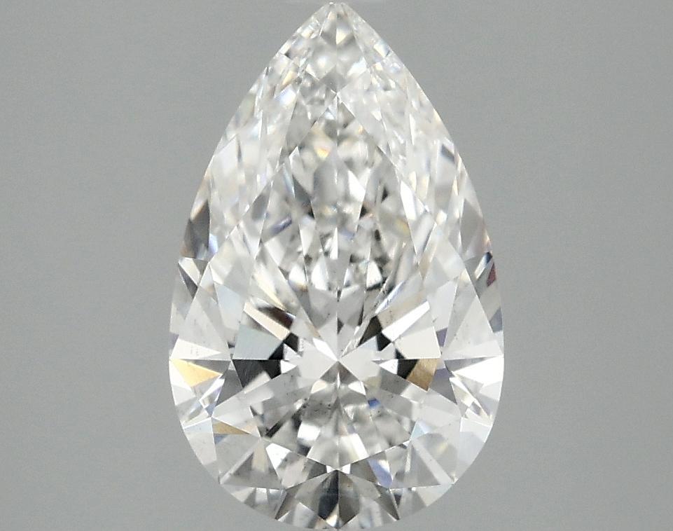 2.06 Carat Pear Shaped Ideal Cut SI1 IGI Certified Lab Grown Diamond