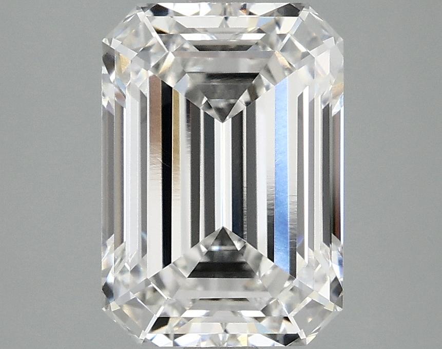 3.08 Carat Emerald Shaped Ideal Cut VVS2 IGI Certified Lab Grown Diamond