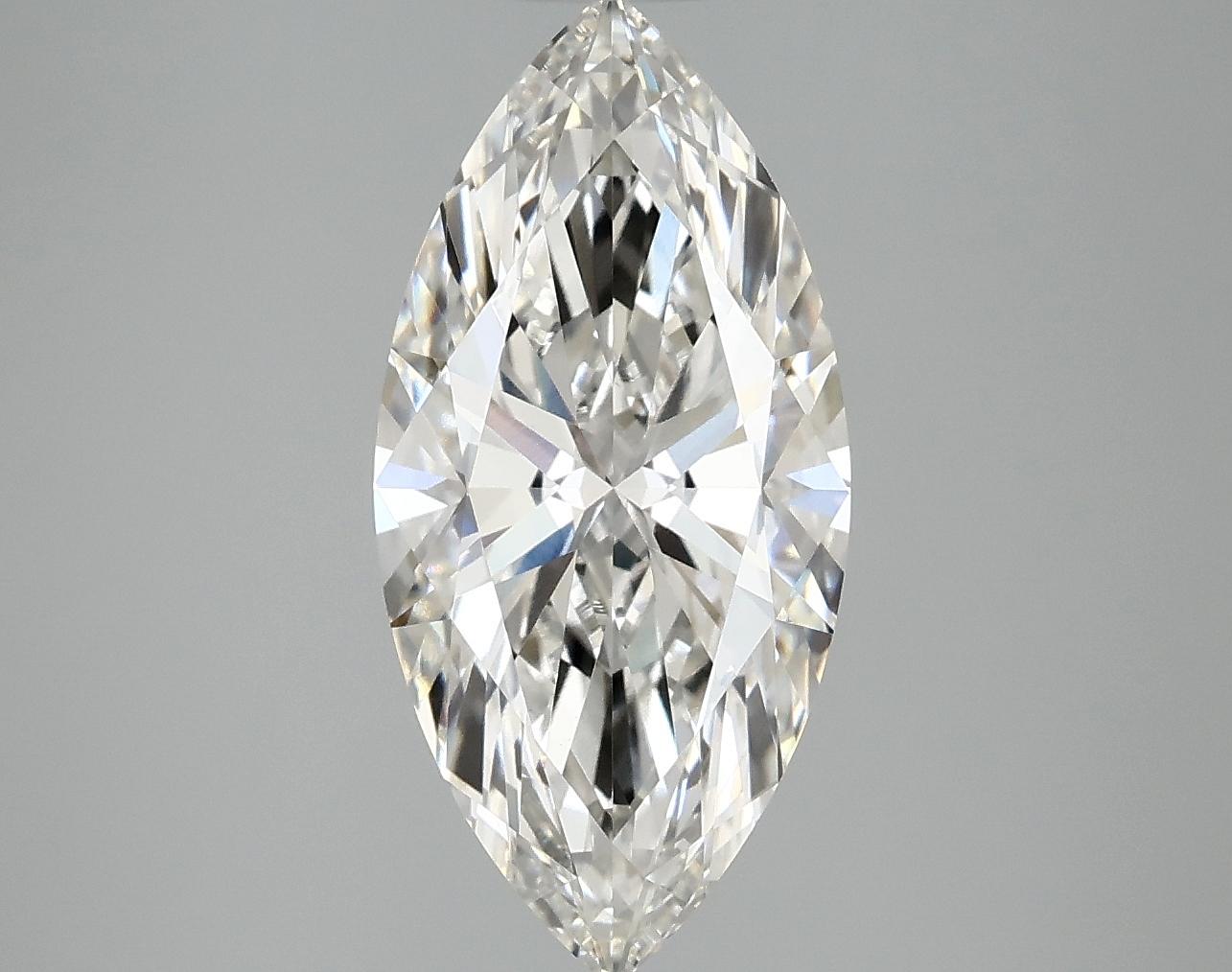 3.0 Carat Marquise Shaped Excellent Cut VVS2 IGI Certified Lab Grown Diamond