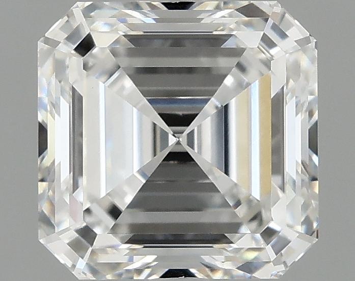 1.85 Carat Asscher Shaped Ideal Cut VVS2 IGI Certified Lab Grown Diamond