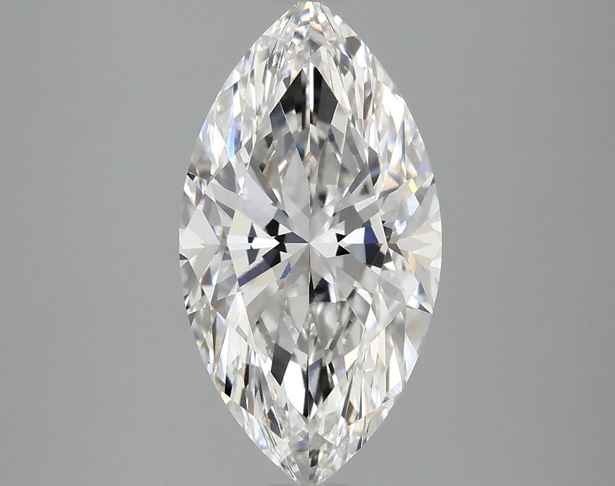 3.06 Carat Marquise Shaped Excellent Cut VVS2 IGI Certified Lab Grown Diamond