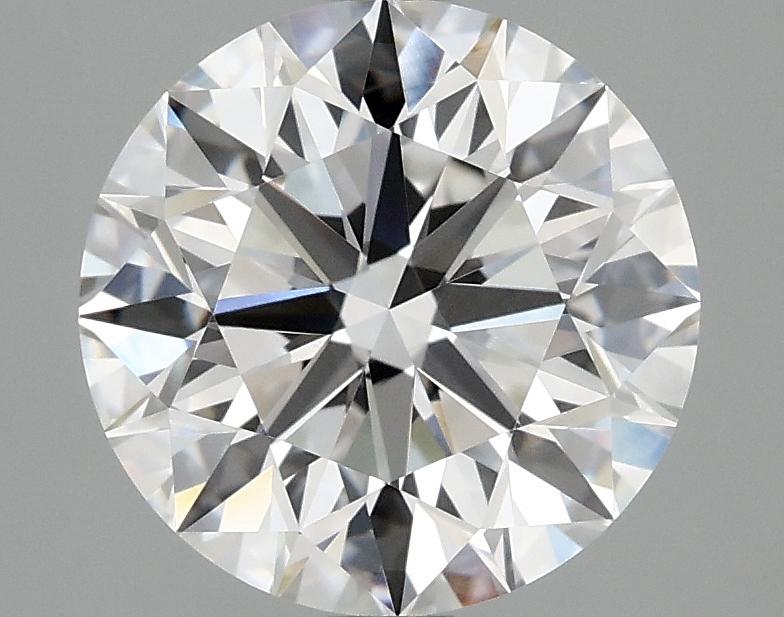 3.08 Carat Round Shaped Excellent Cut VVS2 IGI Certified Lab Grown Diamond