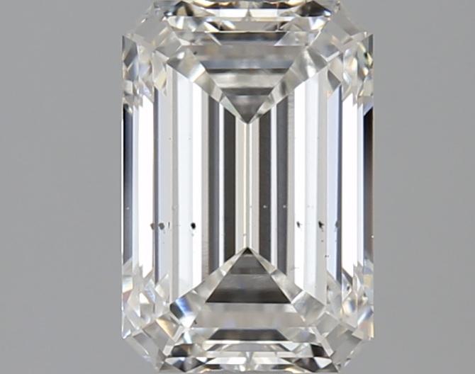 2.0 Carat Emerald Shaped Ideal Cut SI1 IGI Certified Lab Grown Diamond