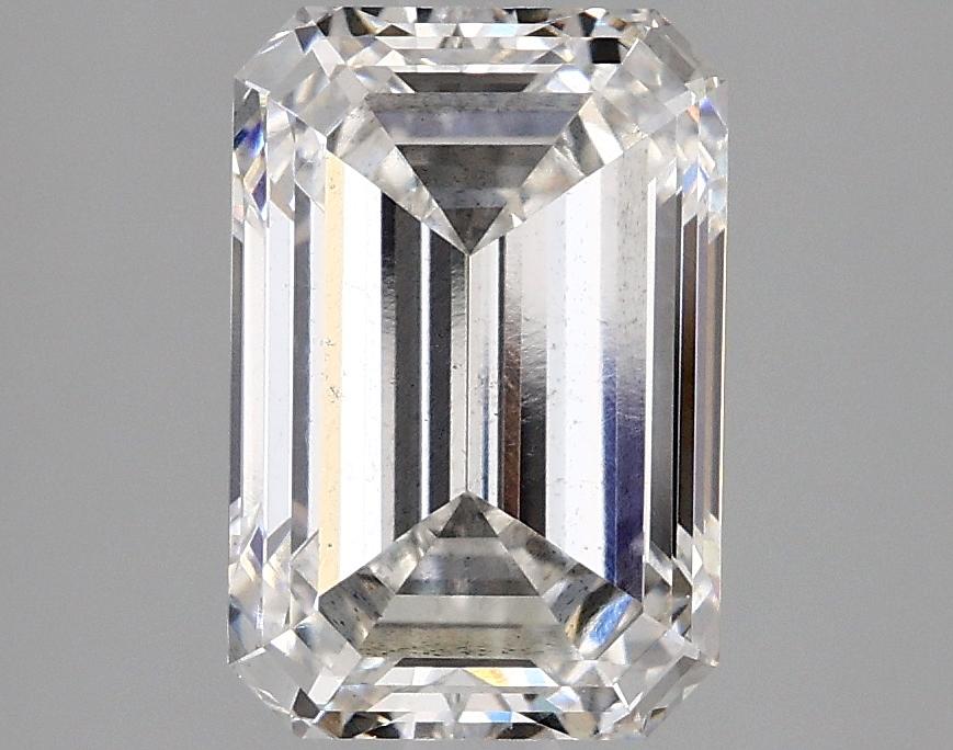 3.05 Carat Emerald Shaped Ideal Cut SI1 IGI Certified Lab Grown Diamond