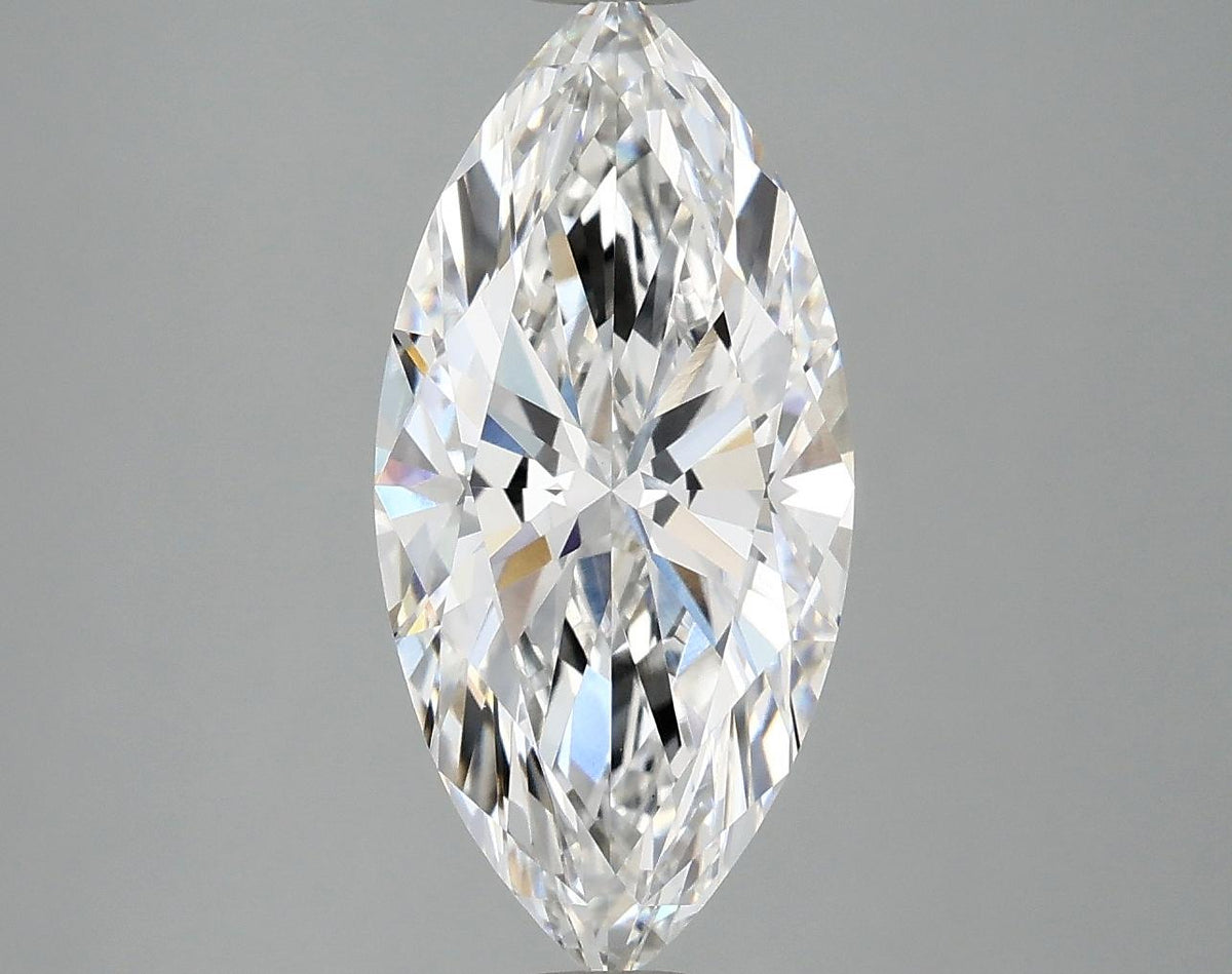 3.08 Carat Marquise Shaped Excellent Cut VVS2 IGI Certified Lab Grown Diamond