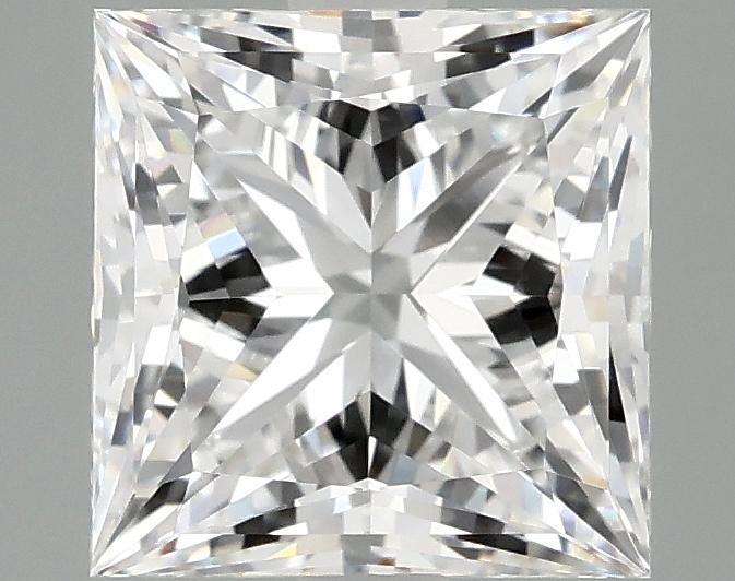 2.48 Carat Princess Shaped Ideal Cut VVS2 IGI Certified Lab Grown Diamond