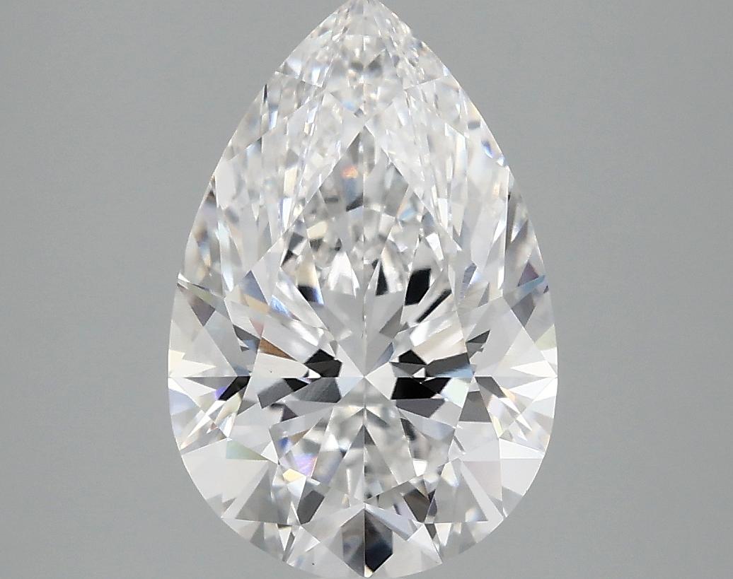 3.07 Carat Pear Shaped Excellent Cut VVS2 IGI Certified Lab Grown Diamond