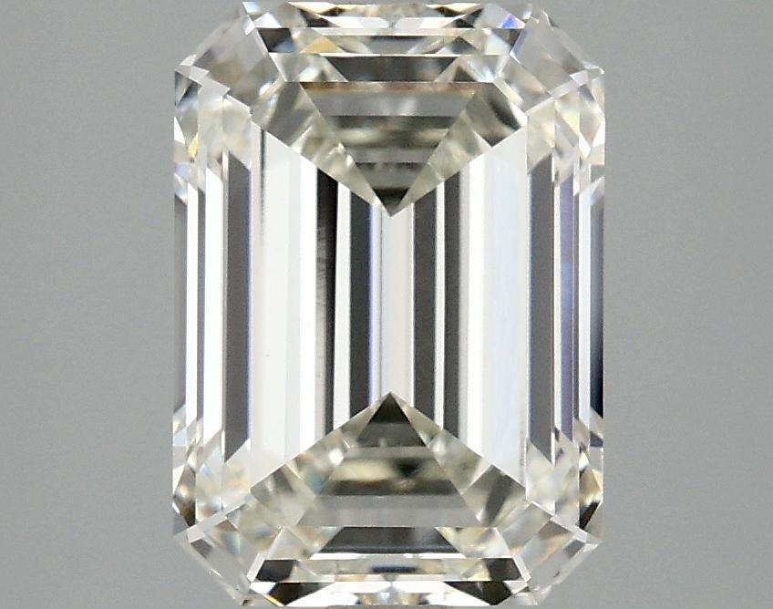 3.09 Carat Emerald Shaped Ideal Cut VVS2 IGI Certified Lab Grown Diamond