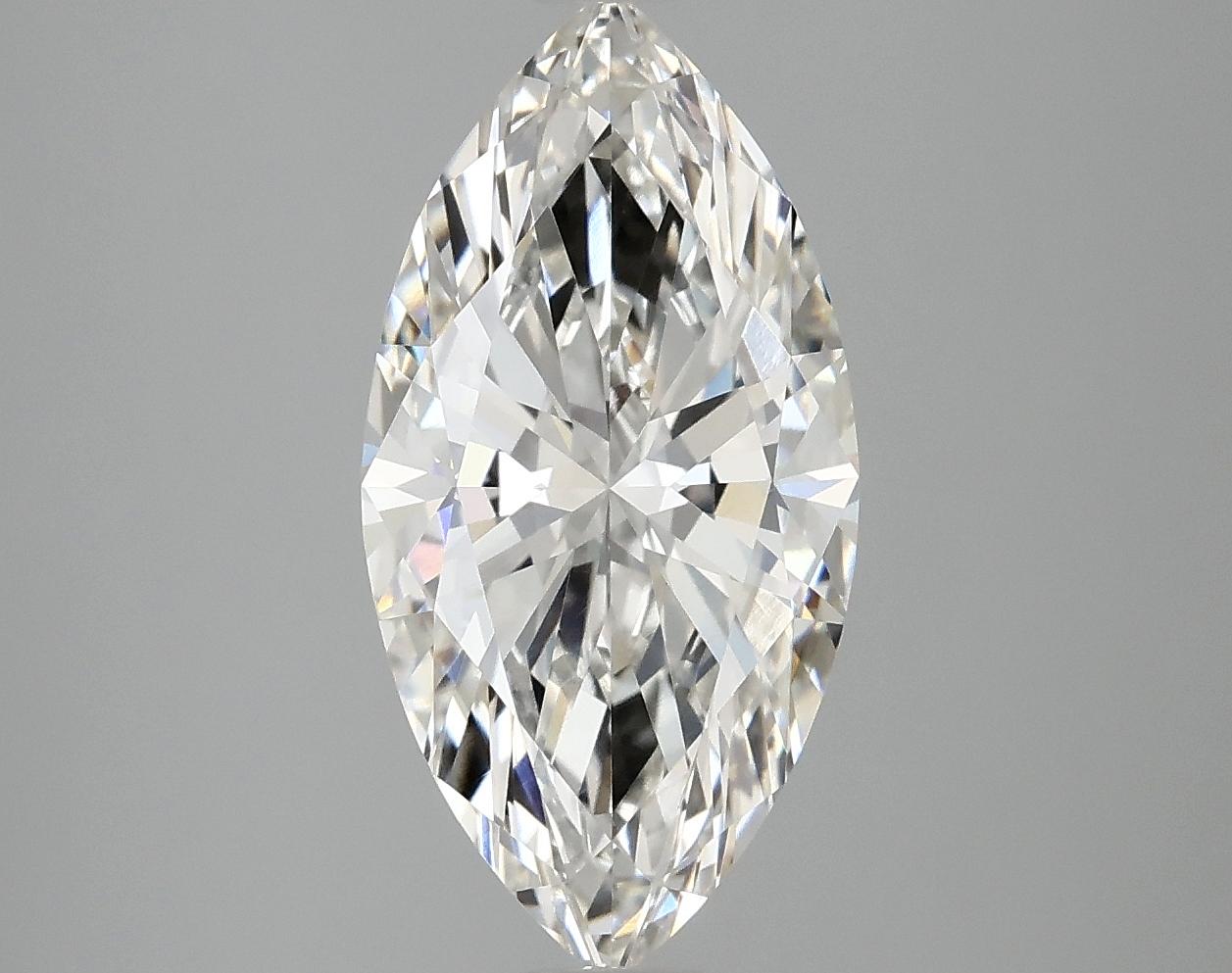 3.0 Carat Marquise Shaped Ideal Cut VVS2 IGI Certified Lab Grown Diamond
