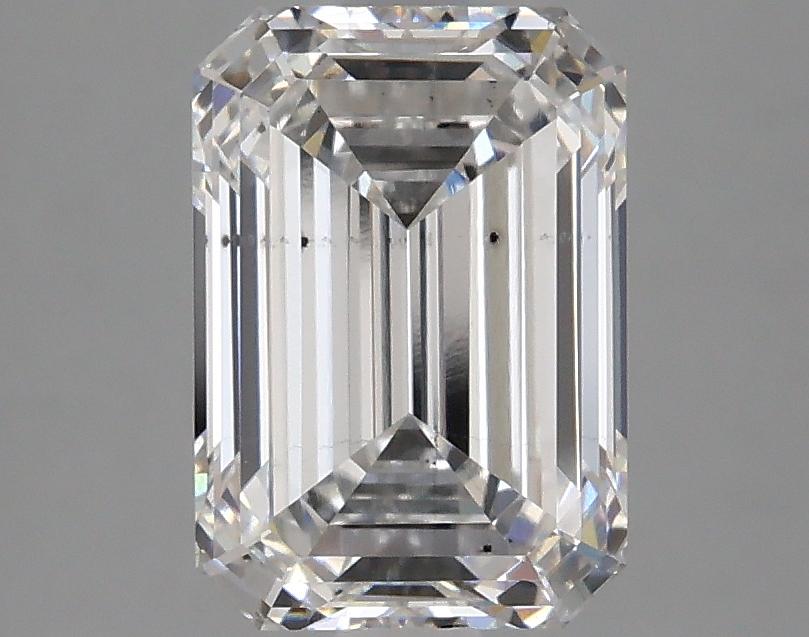 2.54 Carat Emerald Shaped Ideal Cut SI1 IGI Certified Lab Grown Diamond