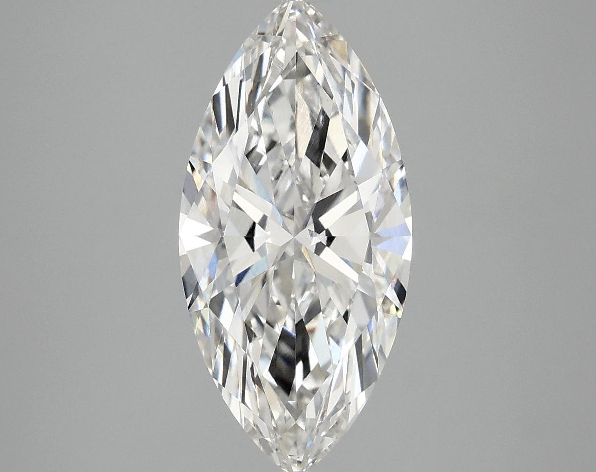 2.91 Carat Marquise Shaped Excellent Cut VVS2 IGI Certified Lab Grown Diamond