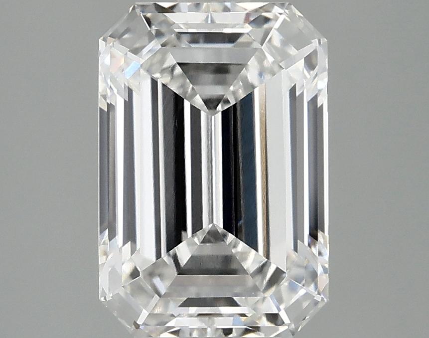 2.92 Carat Emerald Shaped Ideal Cut VVS2 IGI Certified Lab Grown Diamond