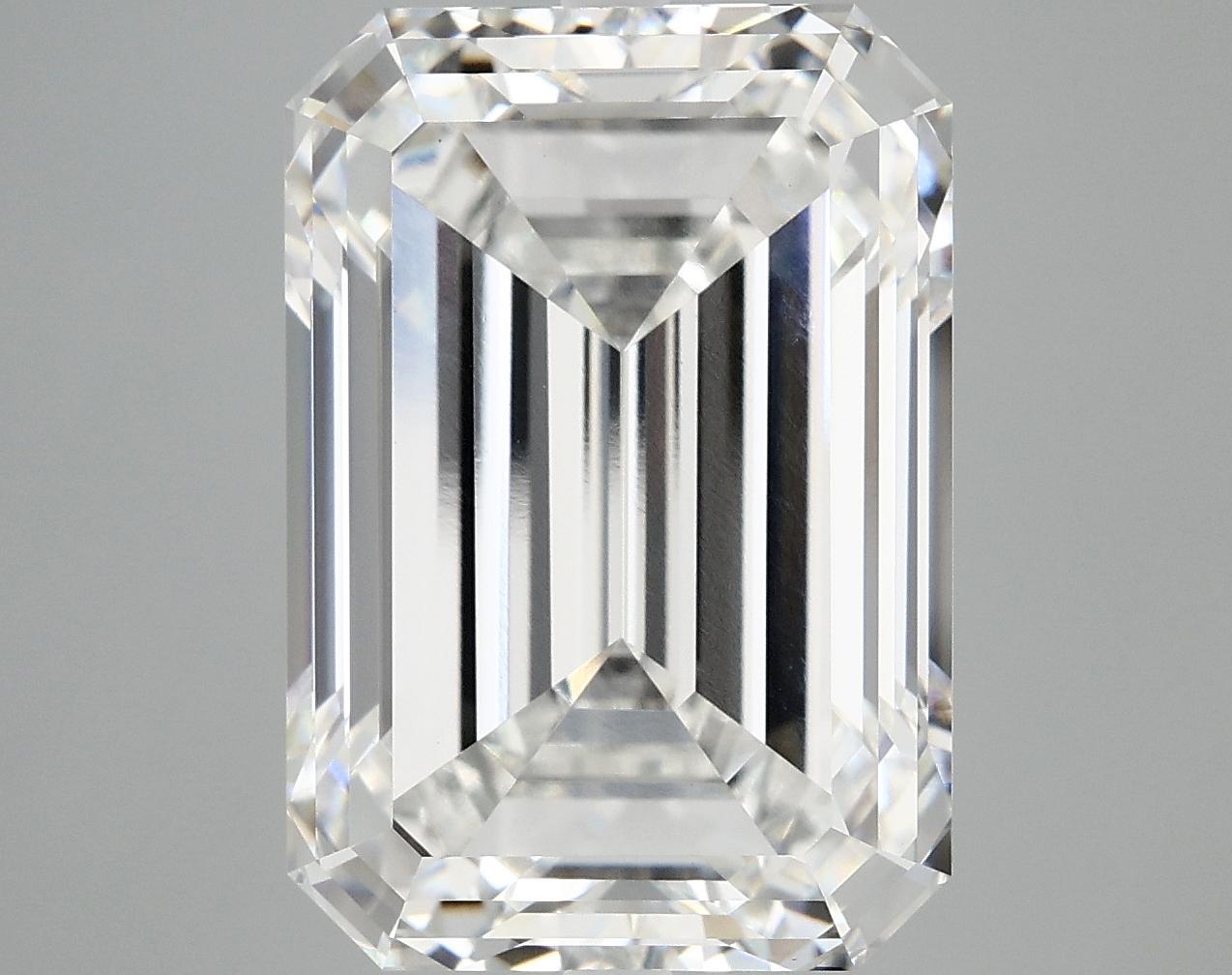 10.15 Carat Emerald Shaped Ideal Cut VVS2 IGI Certified Lab Grown Diamond