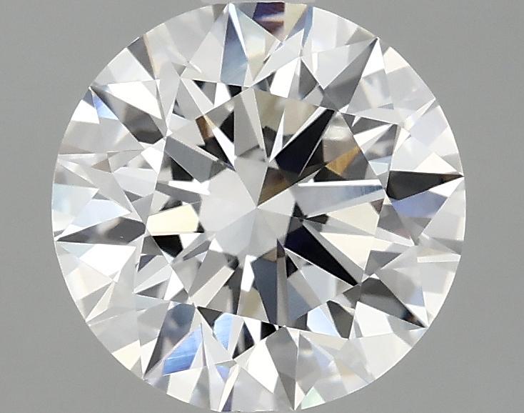 2.5 Carat Round Shaped Ideal Cut VVS2 IGI Certified Lab Grown Diamond