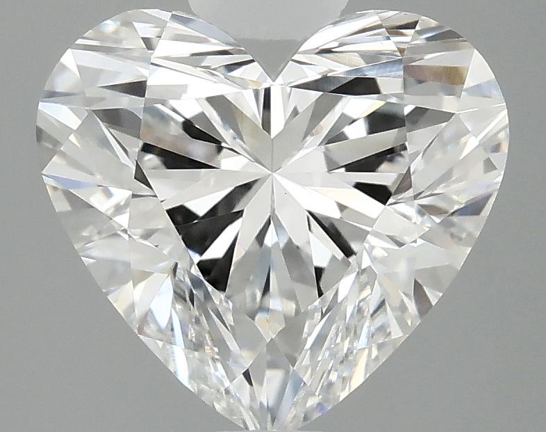 2.97 Carat Heart Shaped Ideal Cut VVS2 IGI Certified Lab Grown Diamond