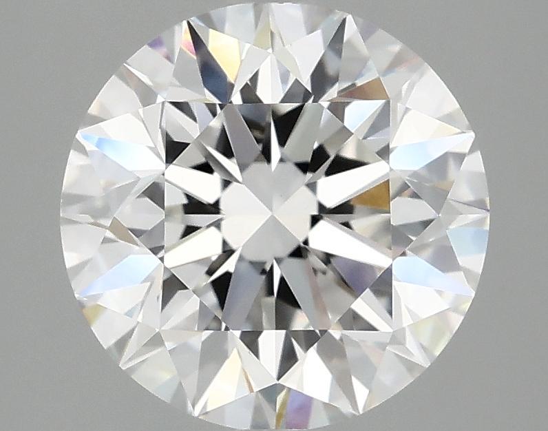 3.09 Carat Round Shaped Excellent Cut VVS2 IGI Certified Lab Grown Diamond