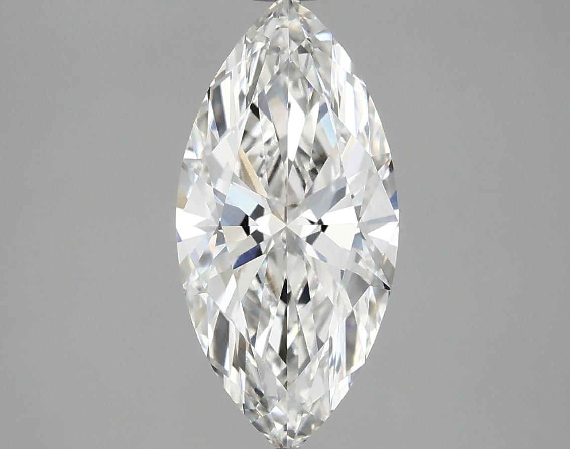2.01 Carat Marquise Shaped Excellent Cut VVS2 IGI Certified Lab Grown Diamond