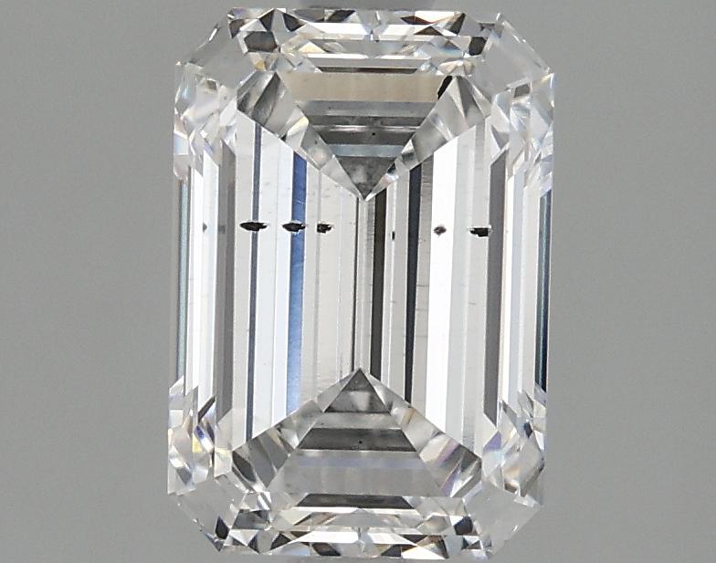 2.17 Carat Emerald Shaped Ideal Cut SI1 IGI Certified Lab Grown Diamond