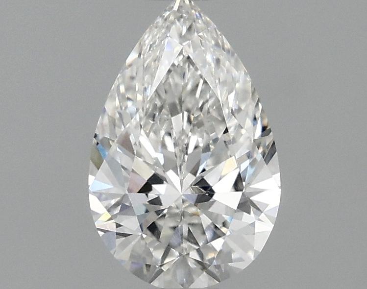 0.97 Carat Pear Shaped Ideal Cut VVS2 IGI Certified Lab Grown Diamond