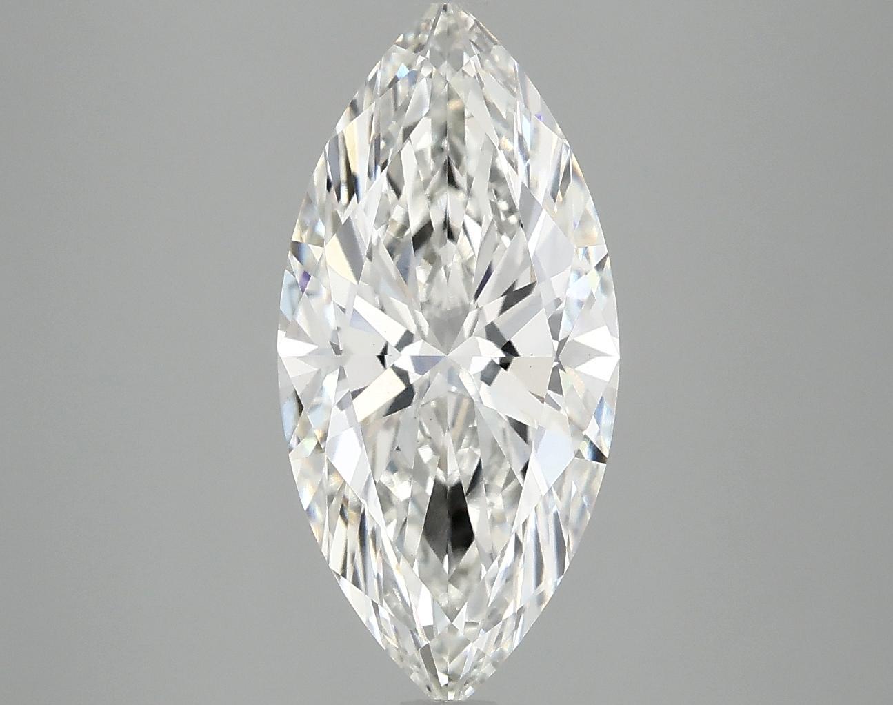 3.02 Carat Marquise Shaped Excellent Cut VS1 IGI Certified Lab Grown Diamond