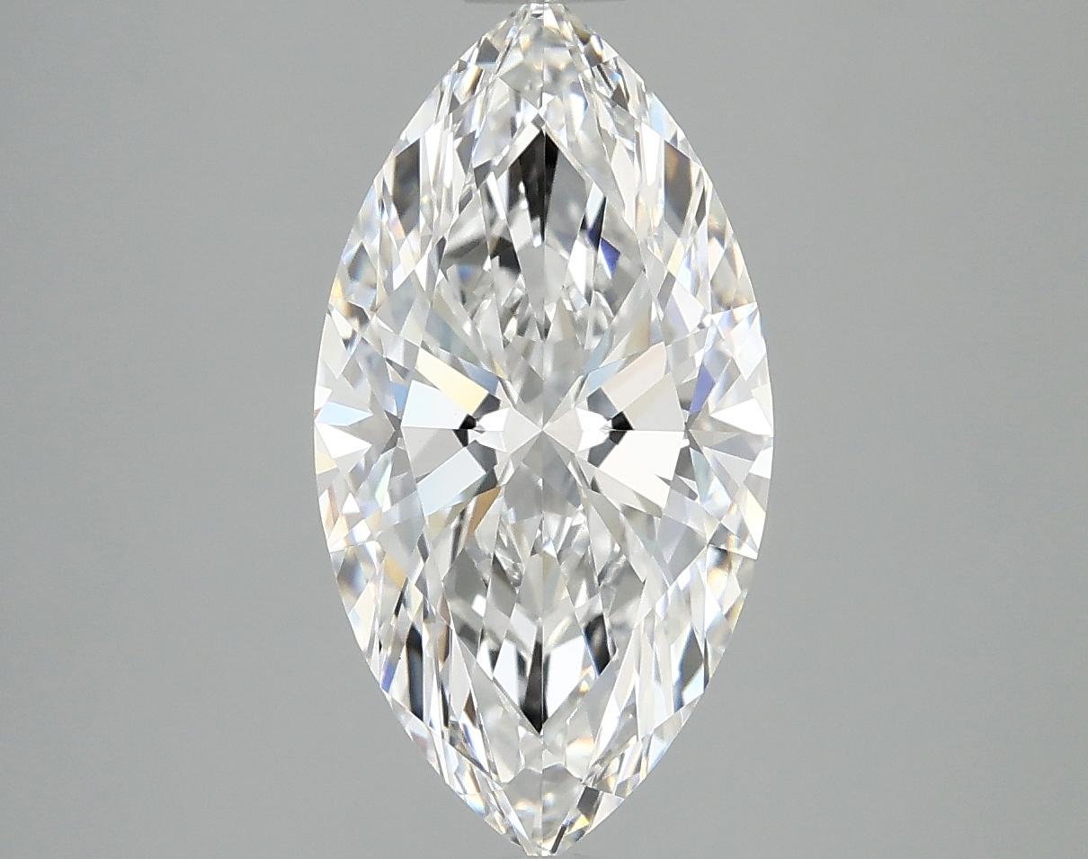 3.03 Carat Marquise Shaped Excellent Cut VVS2 IGI Certified Lab Grown Diamond