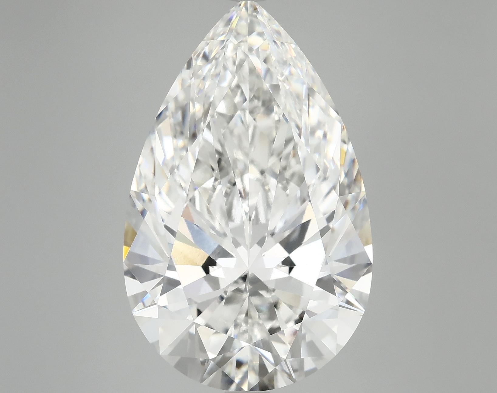 10.07 Carat Pear Shaped Ideal Cut VVS2 IGI Certified Lab Grown Diamond