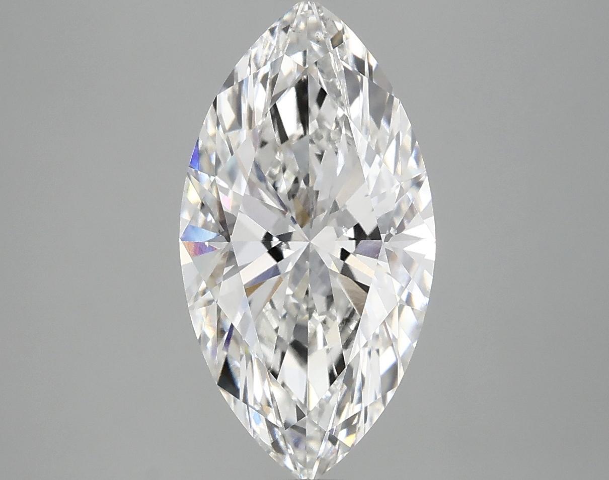 3.0 Carat Marquise Shaped Ideal Cut SI1 IGI Certified Lab Grown Diamond