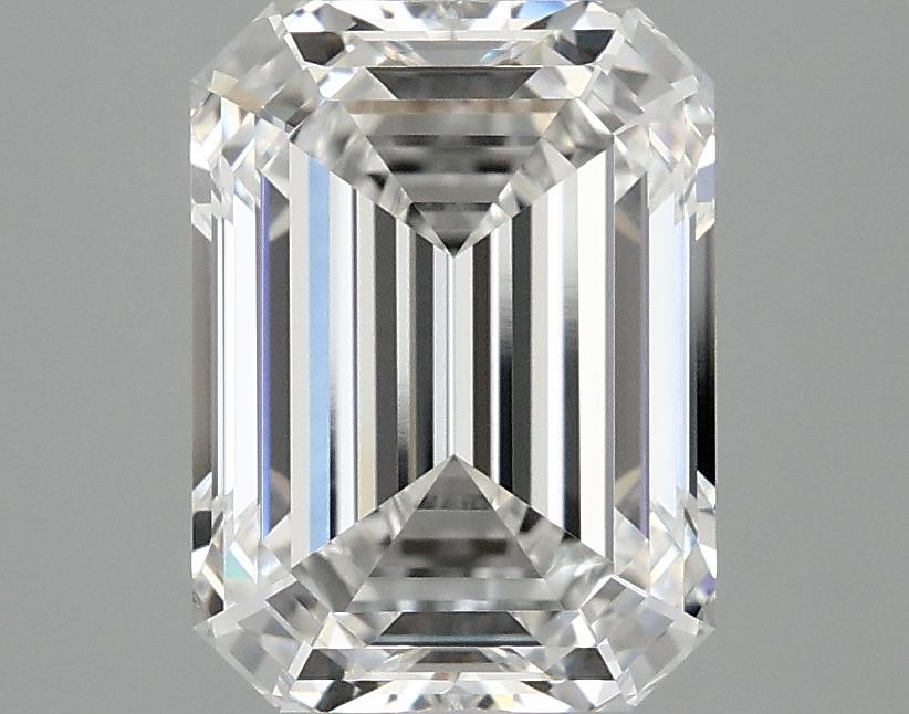 3.08 Carat Emerald Shaped Excellent Cut VVS2 IGI Certified Lab Grown Diamond