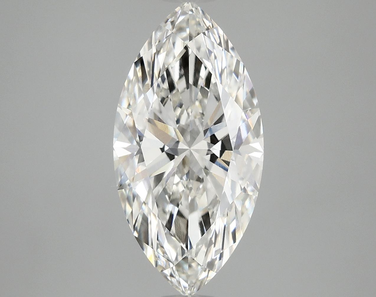 3.1 Carat Marquise Shaped Ideal Cut VVS2 IGI Certified Lab Grown Diamond